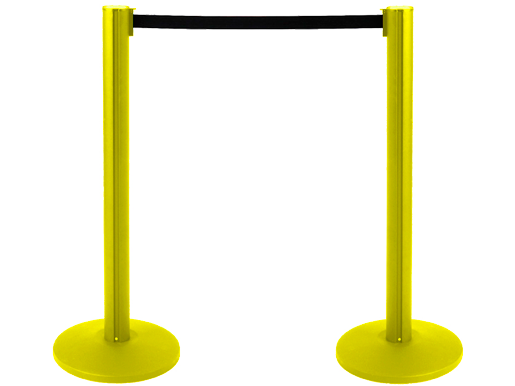 Postes Separadores Barrera de Cinta